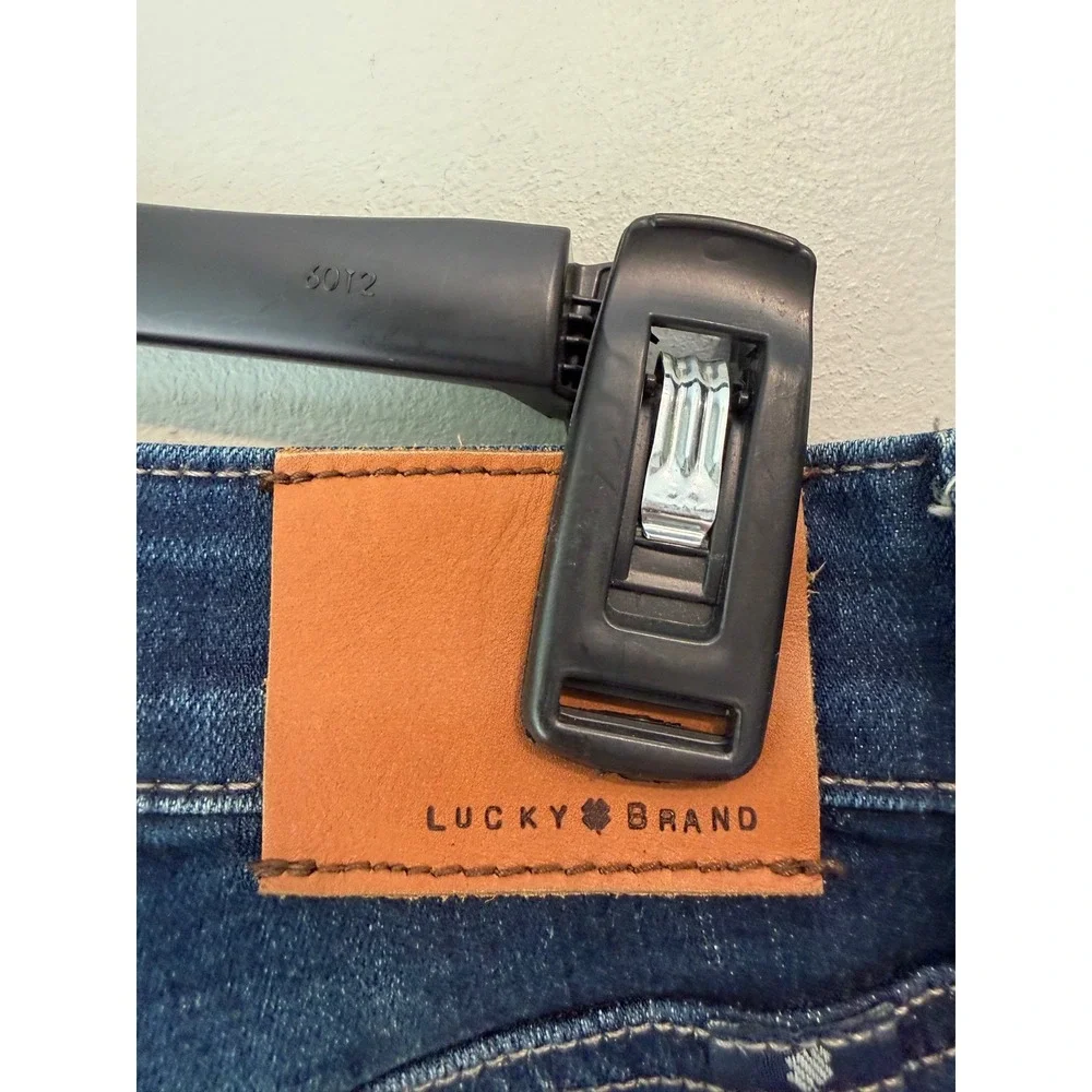 Lucky Brand Women Dark Wash High Rise Skinny Jeans 2/26 Regular Blue Denim